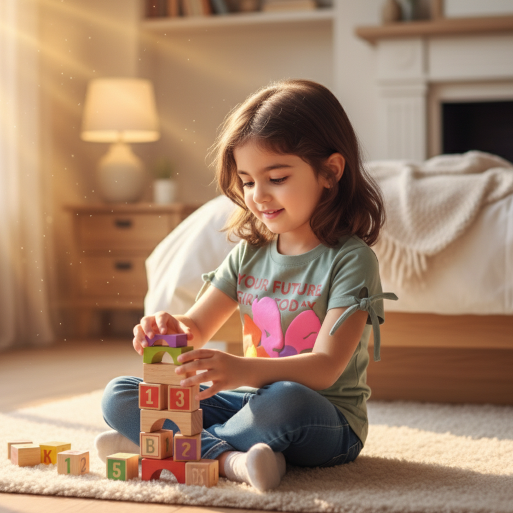 Your Future Girl T-shirt Frock for Girls â Fun & Stylish Play Dress with Bold Print Design